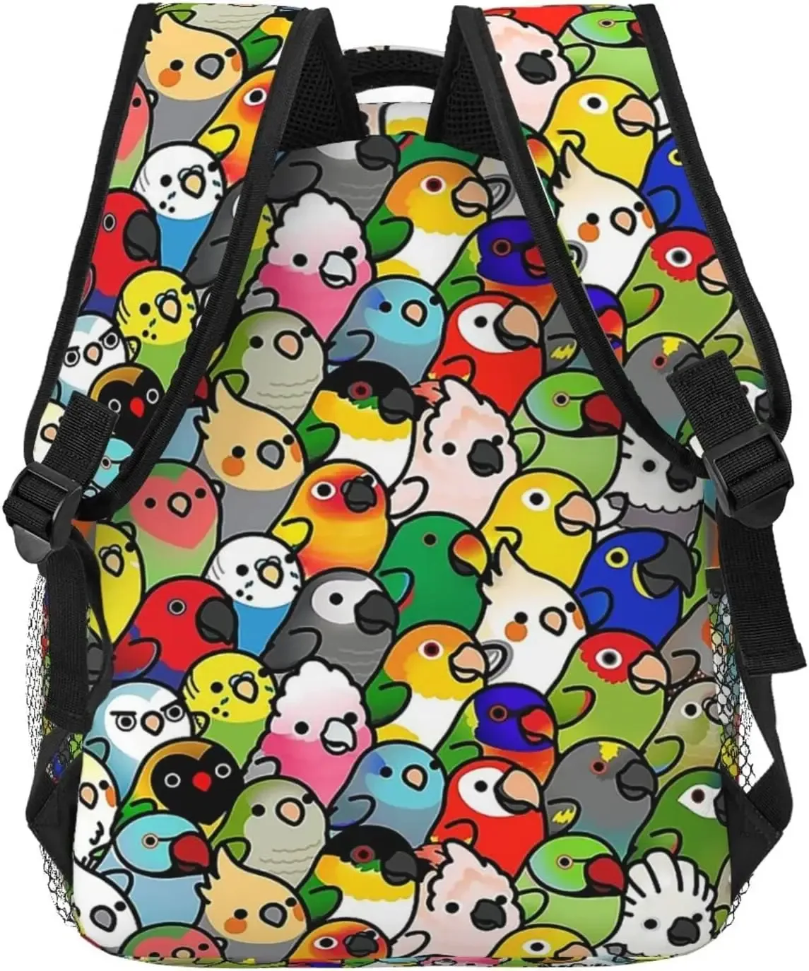 sac à dos décontracté motif oiseau perroquet drôle, sac à dos pour ordinateur portable, sac à dos pour ordinateur avec poches, sac à dos pour le travail, les voyages d'affaires