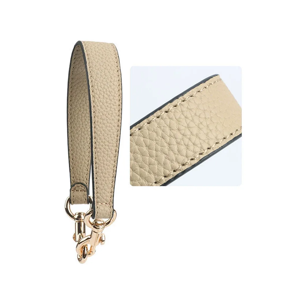 sangle de sac de conception de marque pour sac fourre-tout sous les bras, sacs à main, sangle de sac initiée par la poignée, sangle en cuir vachetta, accessoires de sac