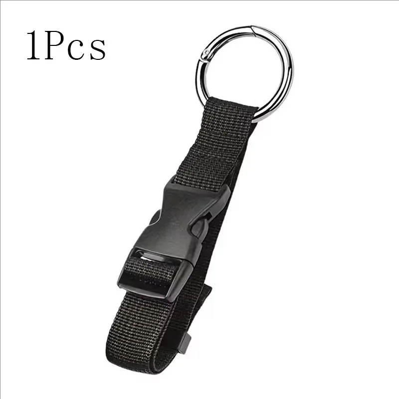 ceinture fixation sac nylon robuste anneau metail boucle forte transport voyage shopping aventure plein air