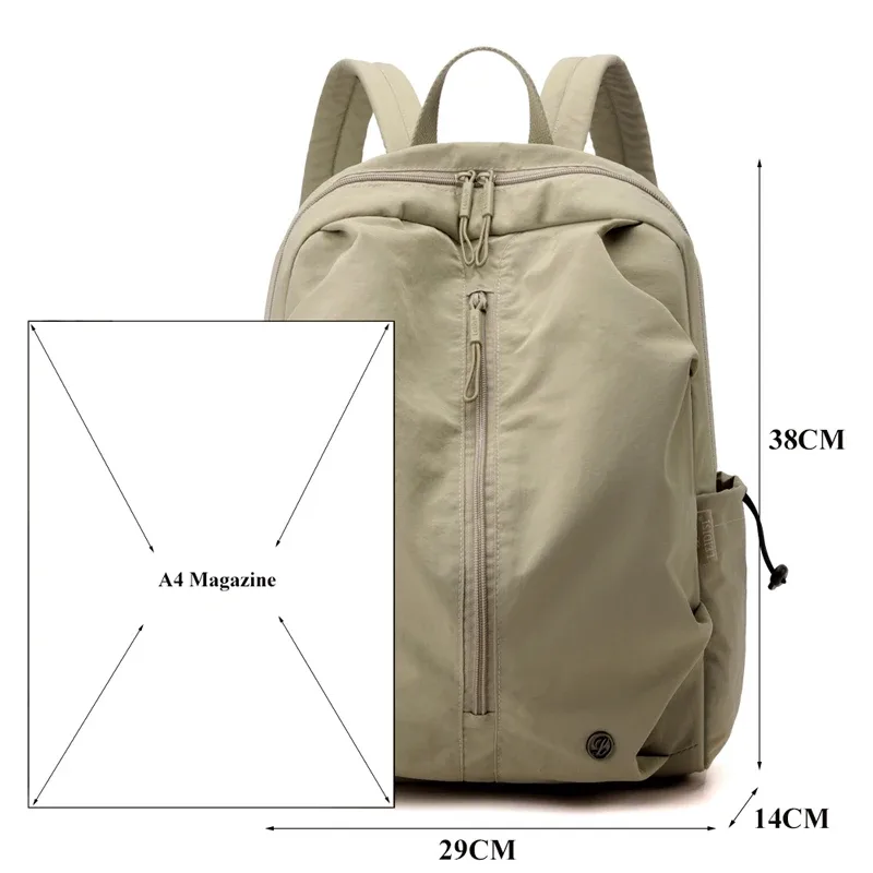 sacs à dos de mode concepteur imperméable en nylon sac à dos femmes léger école sac à dos dames grande capacité voyage sac à dos