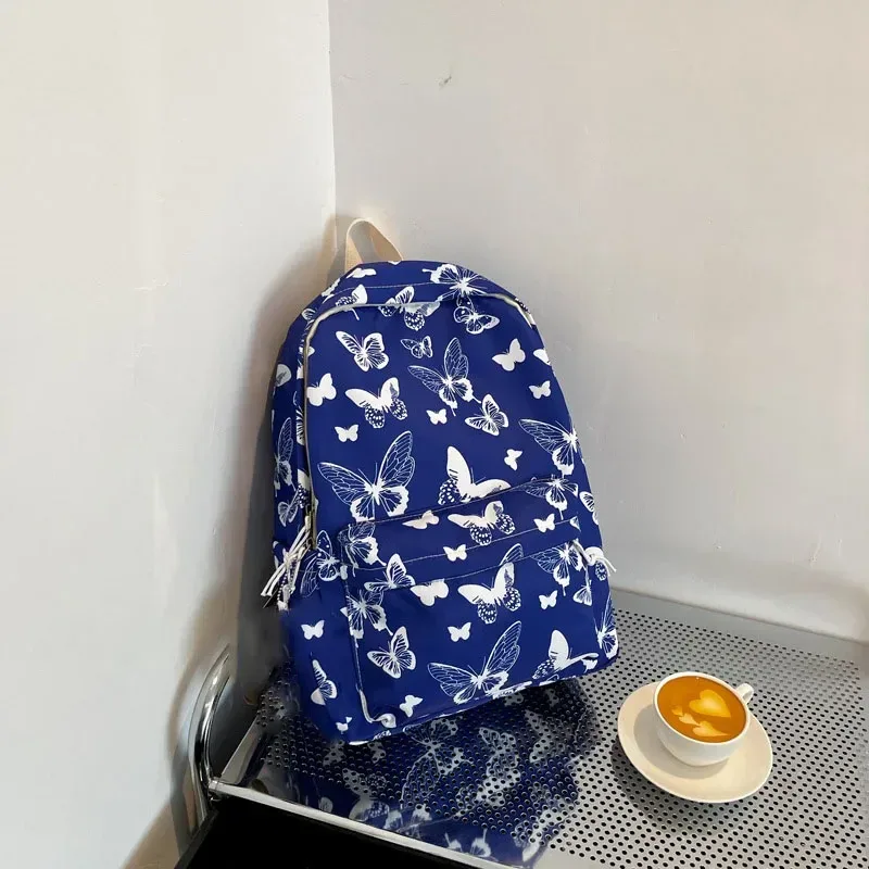 mode papillon modèle coréen femmes sac à dos étudiant sac à dos pour l'école livre stockage et organisateur de voyage rюкзак с экраном