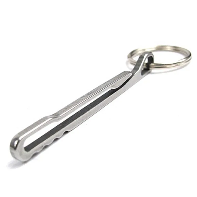 porte-outils en acier inoxydable, porte-clés multifonctionnel, mousqueton, pince à billets, boucle de sac à dos, accessoires essentiels pour le camping en plein air