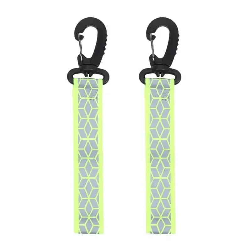 sangles réfléchissantes pour sac à dos, 2 pièces, porte-clés de sécurité réfléchissant pour sac à dos, fournitures de sécurité soigneusement conçues pour le camping