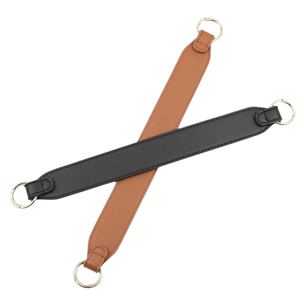 sangle de sac décontractée en cuir de 3,5 cm de large, détachable, courte, pour sac fourre-tout, poignée de remplacement durable, accessoires de ceinture et bandoulière diy