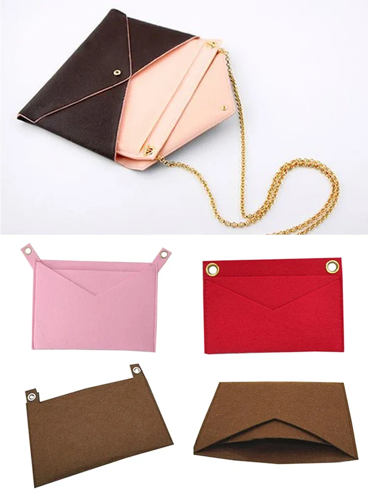 pour sac organisateur d'insertion de luxe avec chaîne sac à bandoulière sac à main design sac cosmétique intérieur portefeuille ceinture d'épaule et doublure
