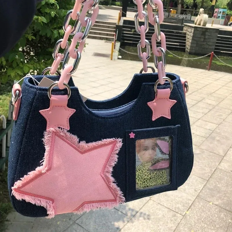 denim femmes sous les bras shopper fourre-tout grande capacité concepteur hobo sac à bandoulière de luxe femmes sac à main petit sac à bandoulière