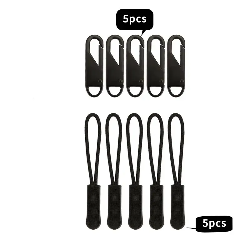 lot de 10/20 tirettes de fermeture éclair de remplacement avec rallonge de cordon pour sacs à dos, vestes, bagages, sacs à main