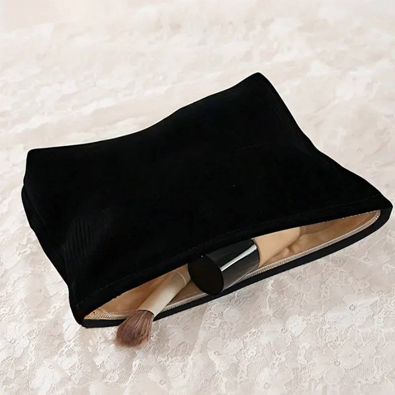 sac de toilette zippé grande taille homefish pour femme – trousse de maquillage élégante pour les activités quotidiennes et les voyages