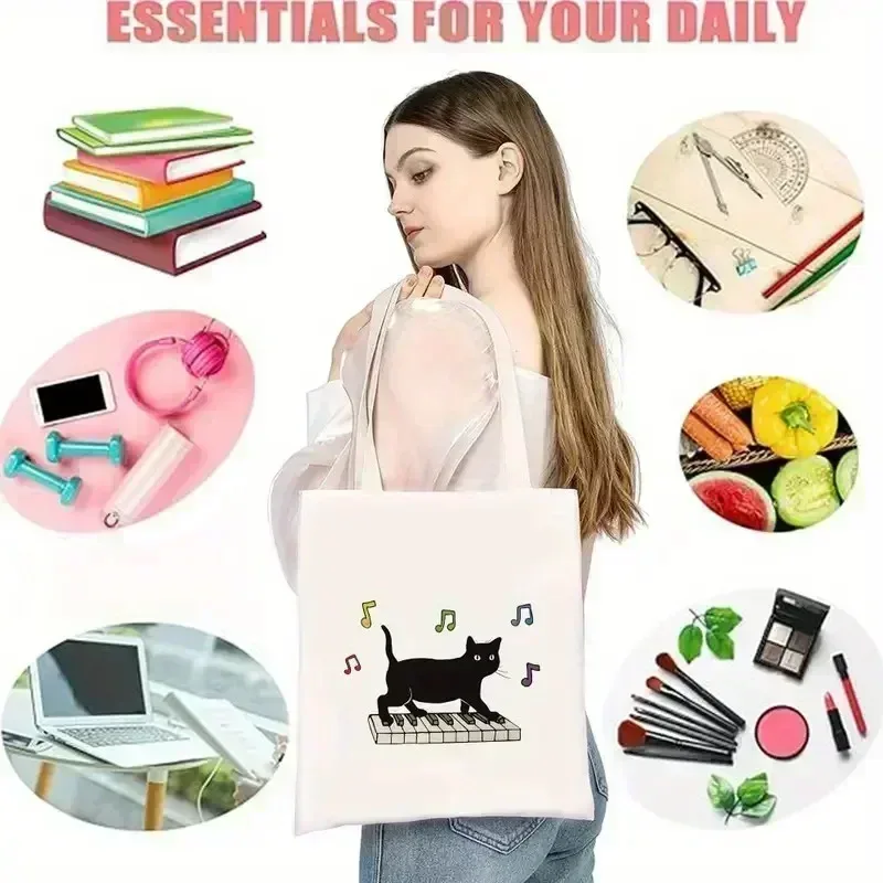 sacs en toile personnalisés, sacs de shopping, grands sacs à main de créateurs pour femmes, sacs fourre-tout décontractés, cadeau pour la fête des mères