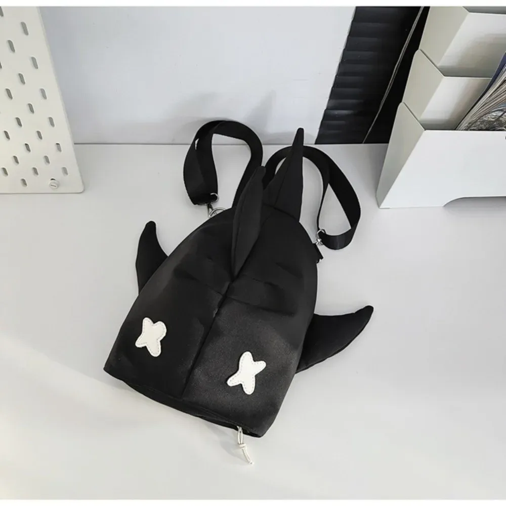 sac à dos requin à sangle réglable, style polyvalent, design unique, sac de voyage décontracté, nouveau design, modèle unisexe, sac à bandoulière unique