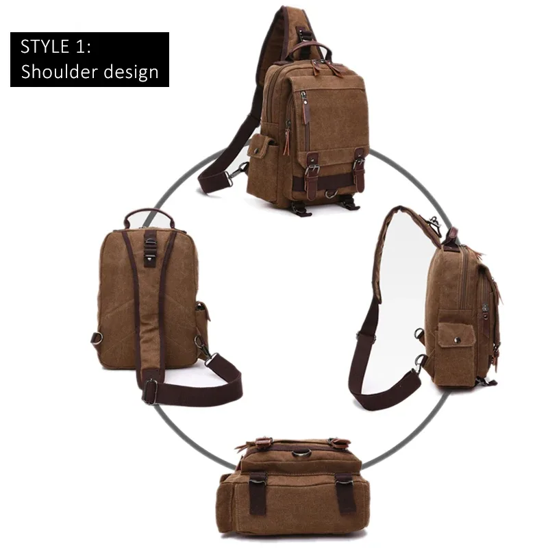 nouveau petit sac à dos en toile pour hommes, sac à dos de voyage multifonctionnel, sac à bandoulière pour femmes, sac à dos pour ordinateur portable, sacs d'école, sac à dos de jour pour femmes