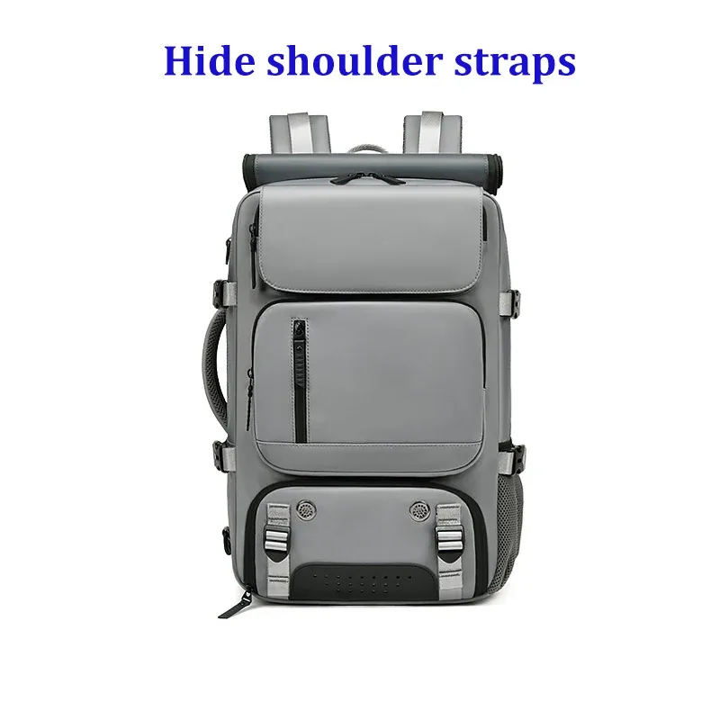 sac à dos de voyage pour femme, sac à dos imperméable pour ordinateur portable de 16 pouces avec sac à chaussures, port de chargement usb caché, sac à dos pour randonnée et camping