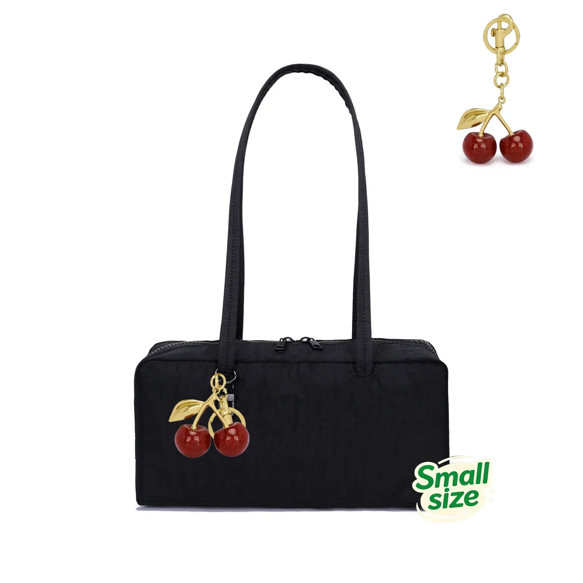 sac à bandoulière en nylon à pois imprimé léopard avec pendentif, sac fourre-tout coréen, sac bowling décontracté pour femme, grande capacité, pour voyage
