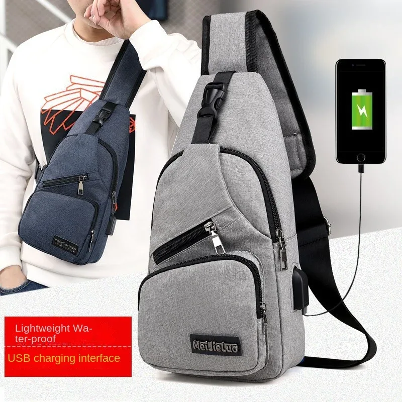 mode décontracté sac à bandoulière petit sac à bandoulière pour hommes hommes diagonale sac à dos messager téléphone sac garçon fanny poitrine pack nouveau