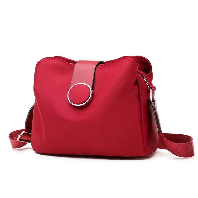 sac à bandoulière vintage en nylon imperméable pour femmes, sac à bandoulière sauvage simple, sacoche quotidienne, sac à main de voyage pour dames