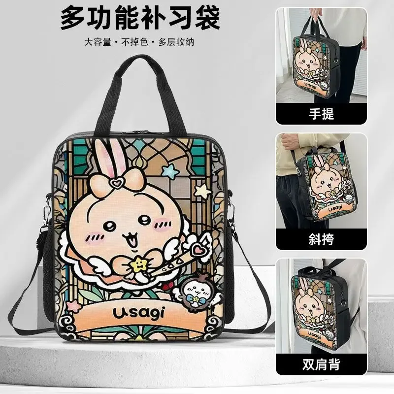 sac à dos scolaire chiikawa pour étudiants (garçons et filles), sac de transport pour livres, nouveau sac portable hachiware usagi pour femme