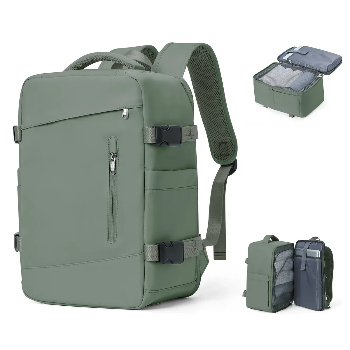 sac à dos pour ordinateur portable de taille cabine 40×20×25 cm, sac à dos de grande capacité pour les voyages en avion, les week-ends et les voyages d'une nuit