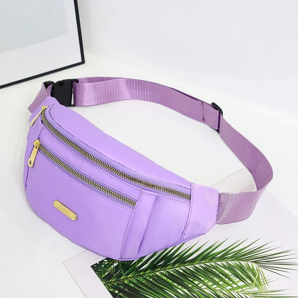 sac de taille de sport pour femmes, sac banane multicouche, essentiels pour téléphone pendant les activités de plein air, sac à bandoulière, sac de poitrine de sport