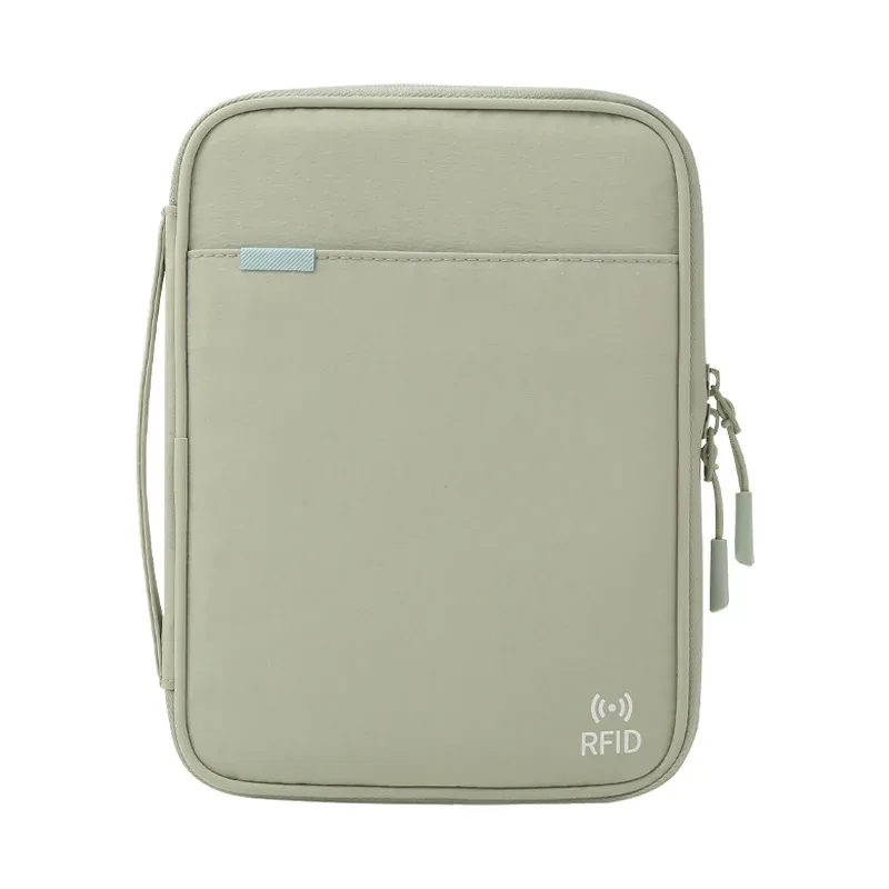 nouveau sac à passeport multifonctionnel, sac de rangement domestique imperméable, sac portable pour cartes d'identité et billets, portefeuille de voyage pour passeport