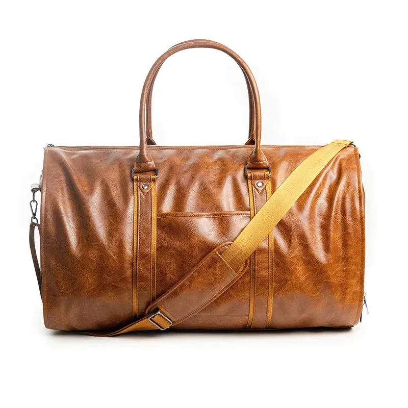 geestock-sac de voyage en pu trempé pour hommes et femmes, grande capacité, sac de vêtement de transport, bagage de vol d'affaires, poudres à chaussures
