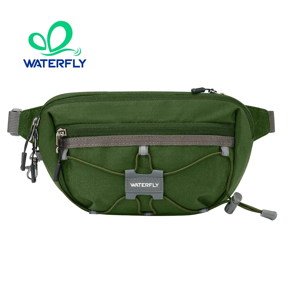 sac banane léger waterfly 1,5 l : blocage rfid, antivol, sac à bandoulière résistant à l'eau pour voyage, edc