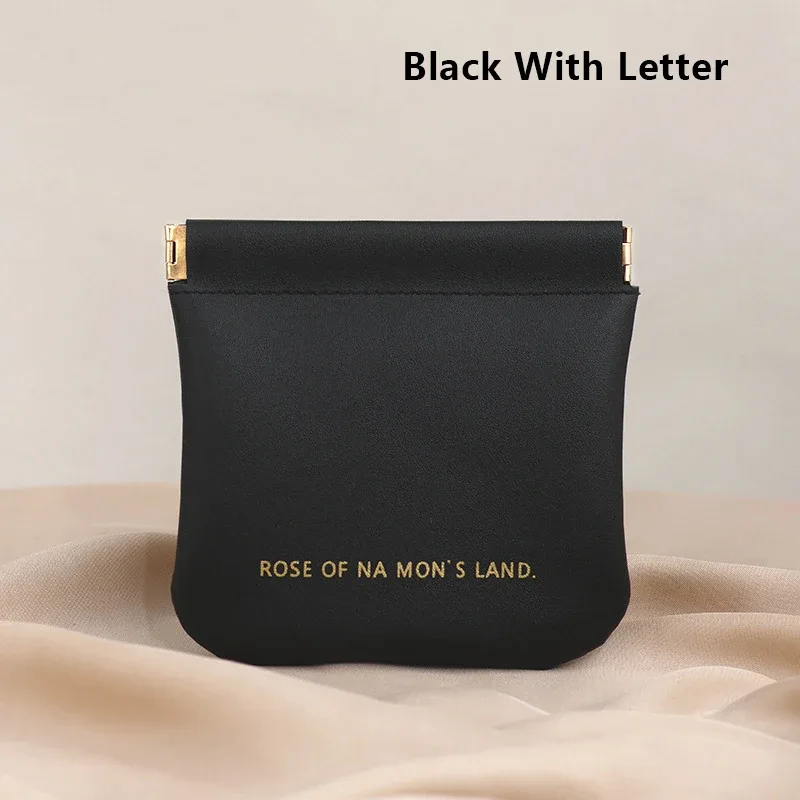 mini sac de rangement de maquillage simple en cuir pu pour femmes, petite pochette carrée pour cosmétiques, sacs de rangement portables pour clés de maquillage