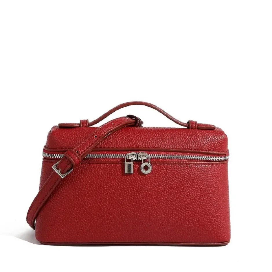 sac à bandoulière en cuir grainé de litchi, style premium et de niche, sac pour femme simple et tendance, sac à main mini exquis, sacs bandoulière.