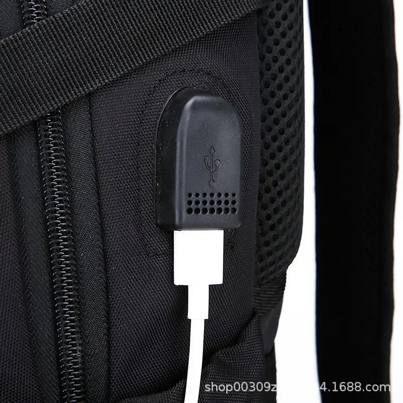 sac à dos, cartable résistant à l'usure pour étudiants, sac à bandoulière double tendance unisexe, sac décontracté pour ordinateur portable, sac de voyage grande capacité