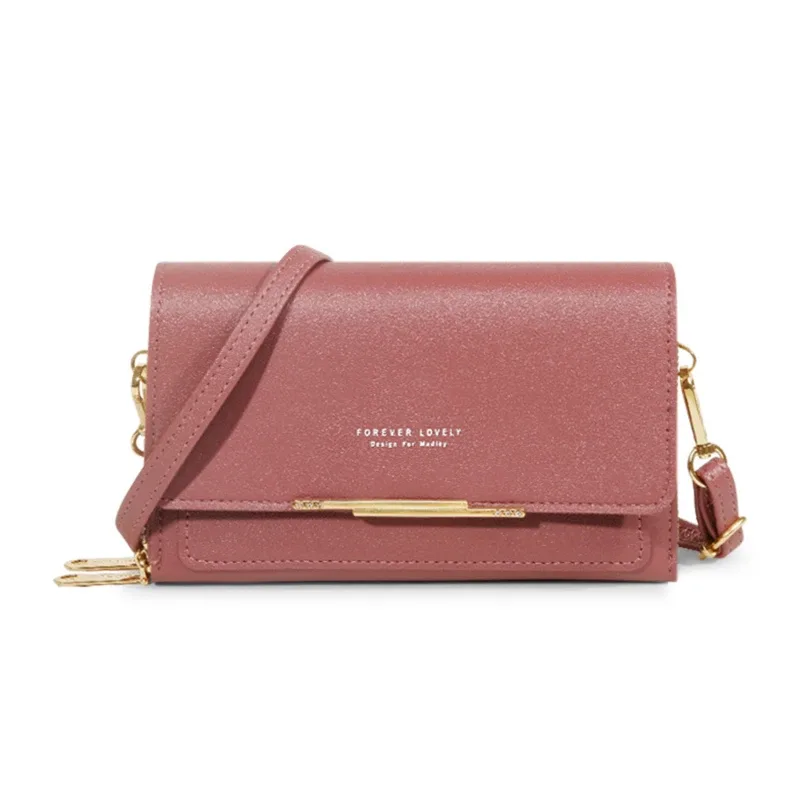 portefeuille coréen pour femmes, sac à main multi-cartes, grande capacité, sac à bandoulière décontracté, paquet de téléphone portable, nouveau style à la mode