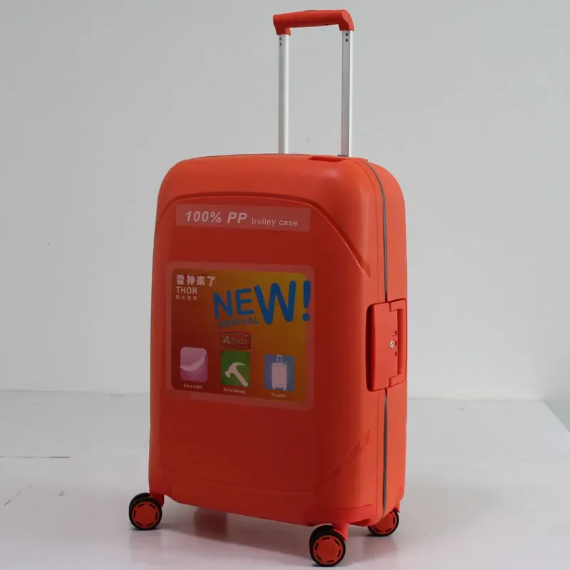 valise à roulettes ultralégère, 100% pp, anti-grattage, bagage à roulettes, spinner, valise de voyage rigide, 20 po, 24 po, 28 po