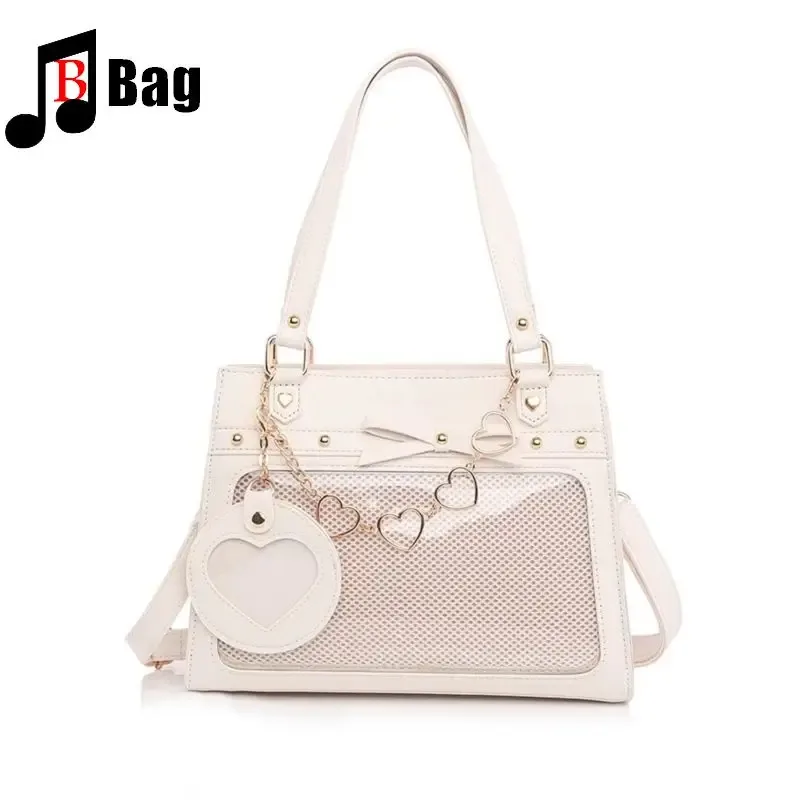 sac d'uniforme de cosplay japonais lolita jk pour femmes, magnifique sac à bandoulière, sac à bandoulière portable, sacs ita pour sous-culture