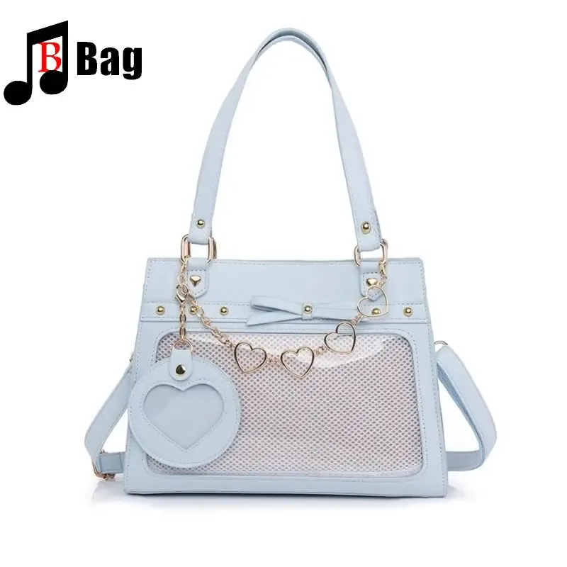 sac d'uniforme de cosplay japonais lolita jk pour femmes, magnifique sac à bandoulière, sac à bandoulière portable, sacs ita pour sous-culture