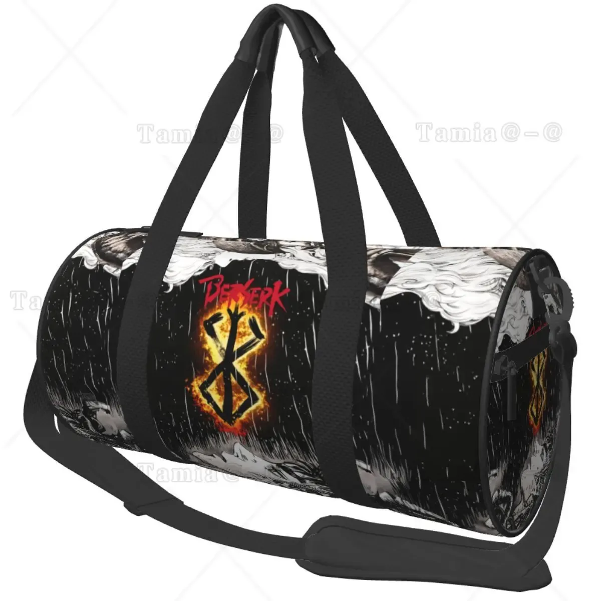 bereserk-sac de sport étanche avec poche pour homme et femme, anime japonais, sac à dos de voyage, sac de week-end, sac de sport de natation