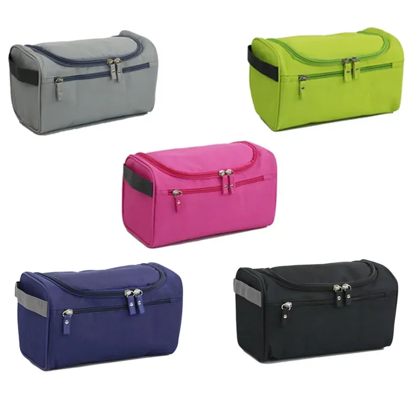 trousse de maquillage portable unisexe, capacité étanche, organisateur de cosmétiques, trousse de toilette suspendue, pochette pour femmes et hommes, lavage du rasage, maquillage