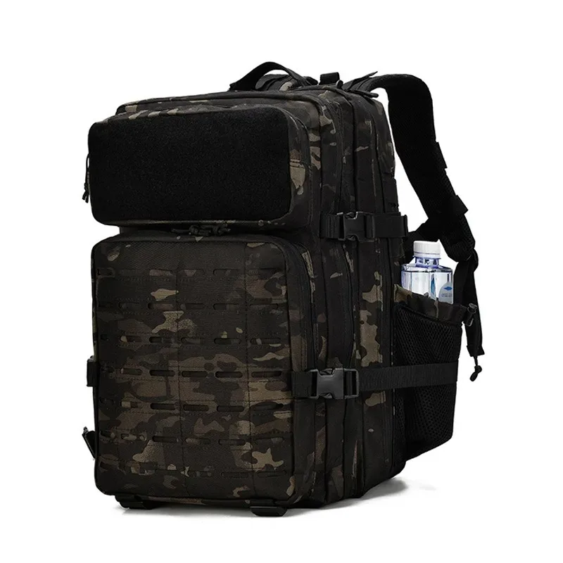 sac dos polyester noir poche ouverte fermeture éclair cadre externe compartiment informatique usage voyage extérieur