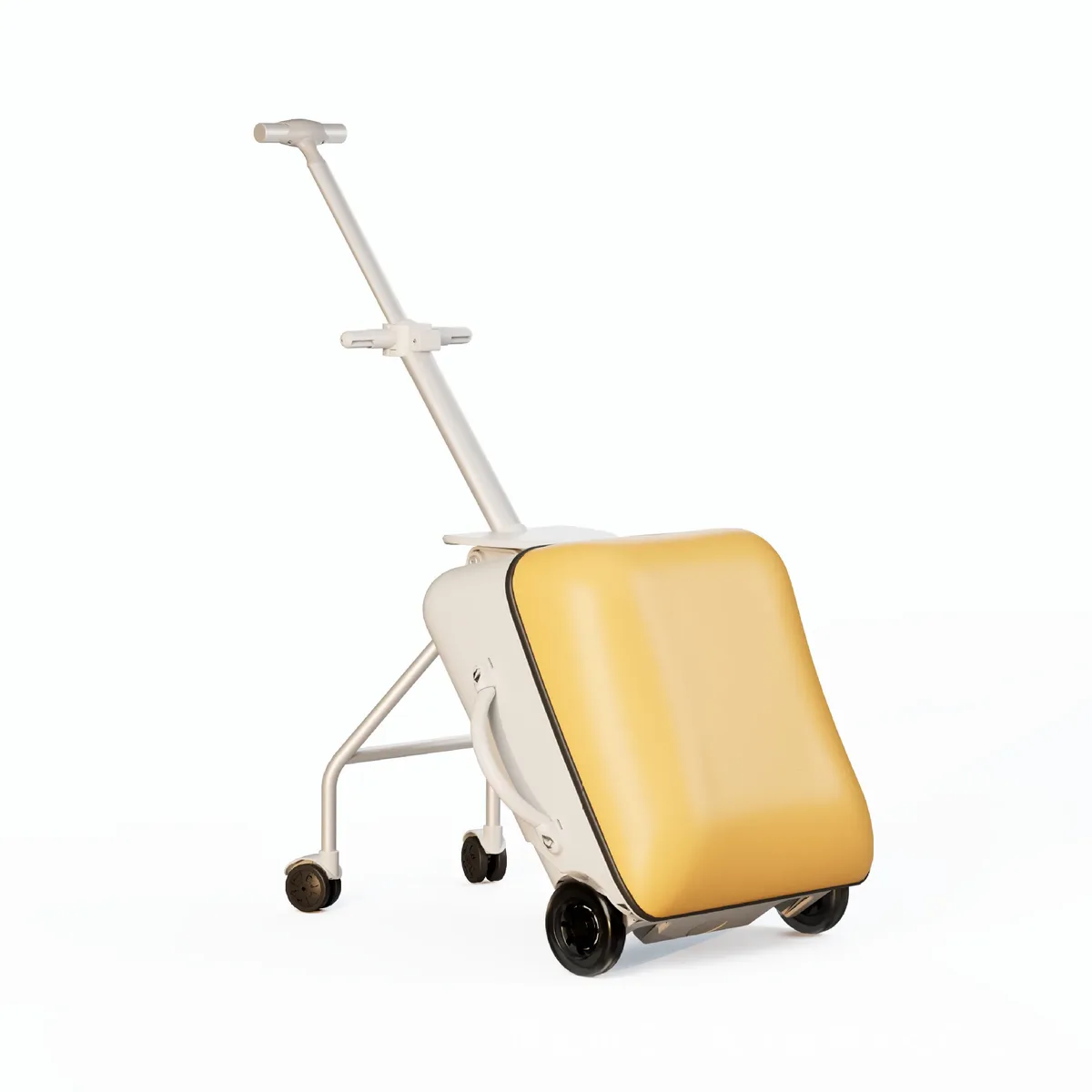 nouvelle valise 2-en-1 pour enfants 2026 : chariot détachable et bagage à roulettes, valise de voyage 20 pouces