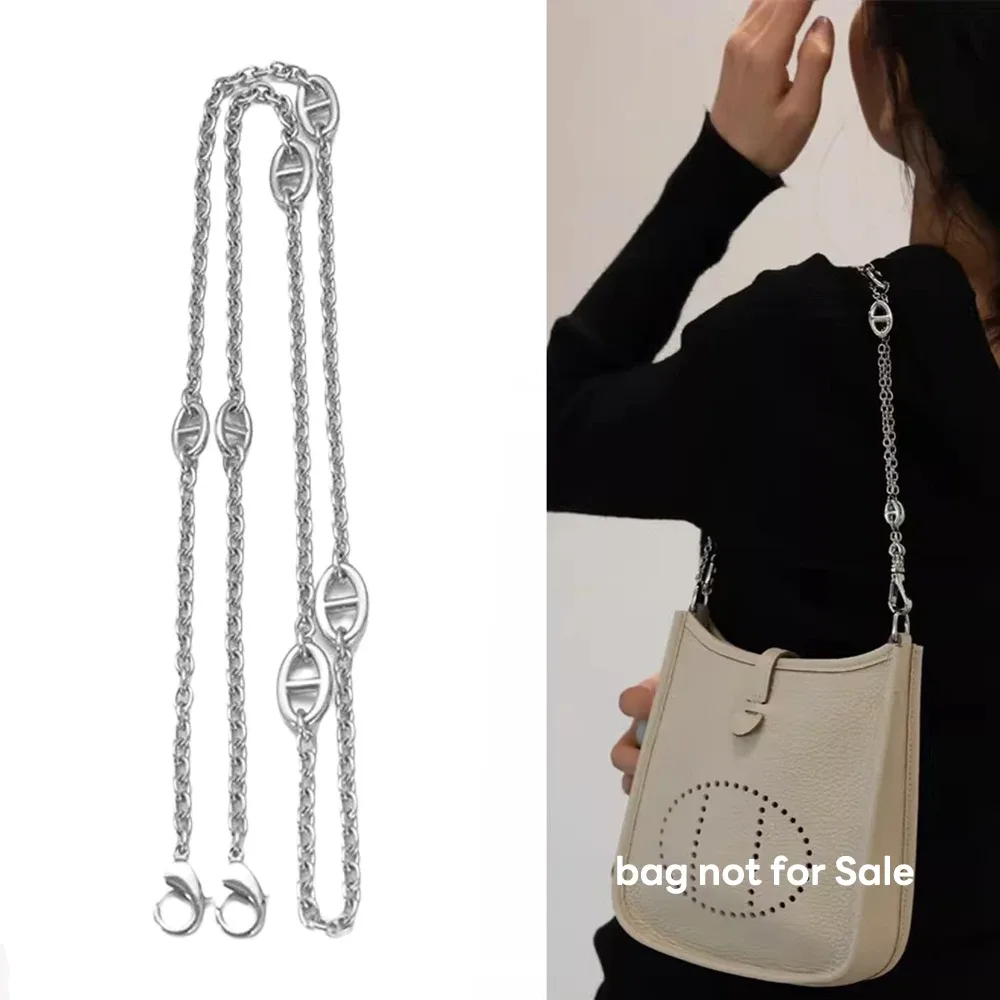 Chaîne de sac à bandoulière en forme de nez de cochon, accessoires de luxe pour sacs à main de marque, pour conversion en sac porté épaule ou croisé