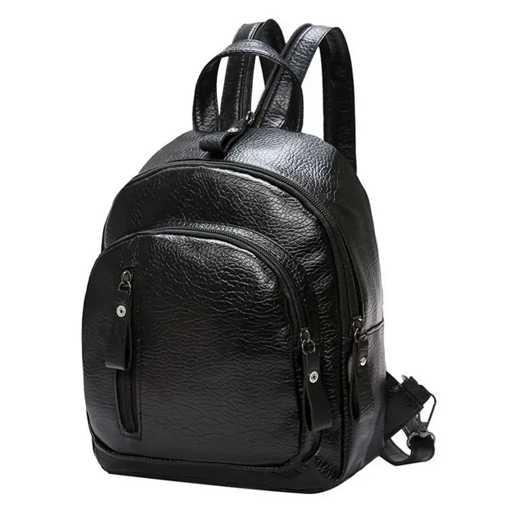 haute qualité imperméable en cuir femmes sac à dos mode anti-vol femmes sacs à dos dames grande capacité sac à dos