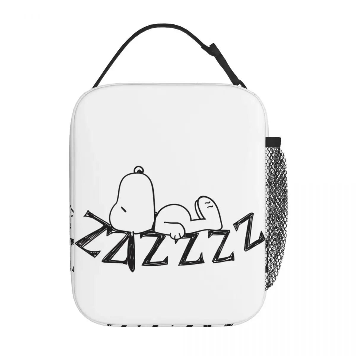 s-dog-snoopies cartoon merch sac isotherme pour le déjeuner, sac isotherme pour le travail, sac de rangement pour aliments, boîtes à déjeuner thermiques portables