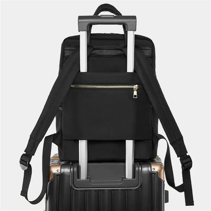 sac à dos en tissu oxford pour femmes, grande capacité, léger, idéal pour les déplacements professionnels, le stockage des ordinateurs portables étudiants, les voyages en plein air