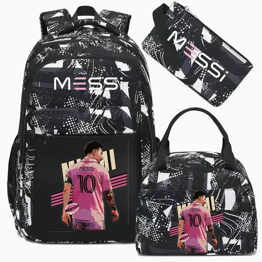 sac à dos imprimé messi, sac à dos de sport, de football, décontracté, pour femmes et hommes, sacs d'école harajuku, sacs d'école pour femmes et hommes, mochilas de voyage