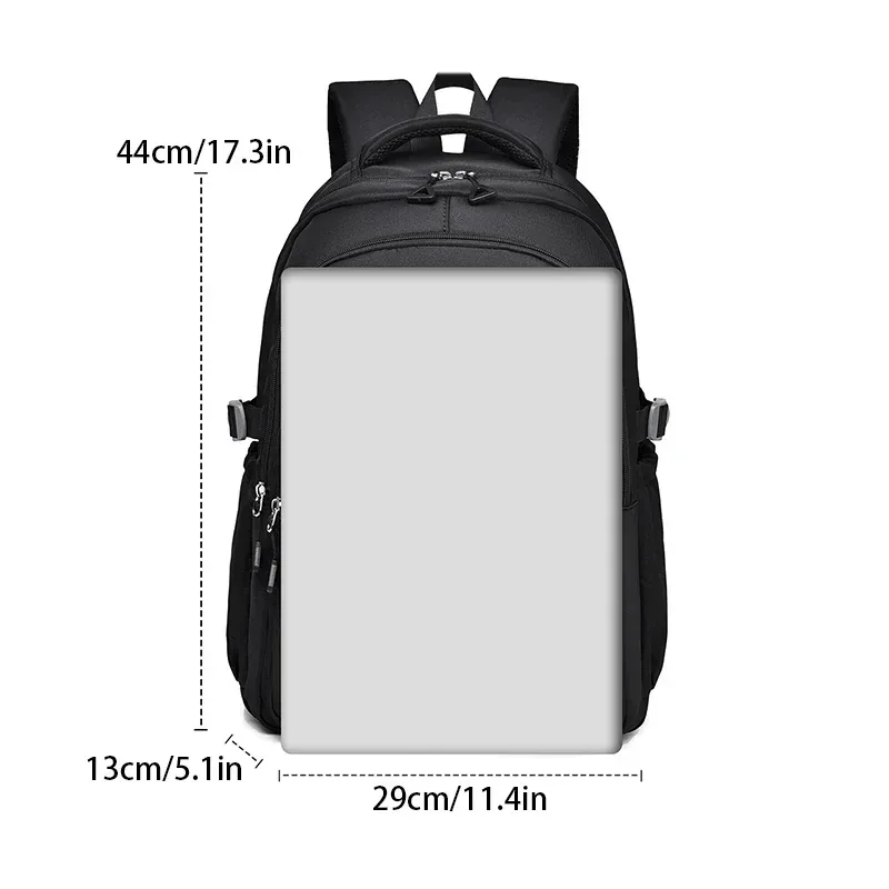 sac à dos multi-couches imperméable et élégant en tissu oxford, grande capacité, simple, pour les trajets quotidiens et les étudiants