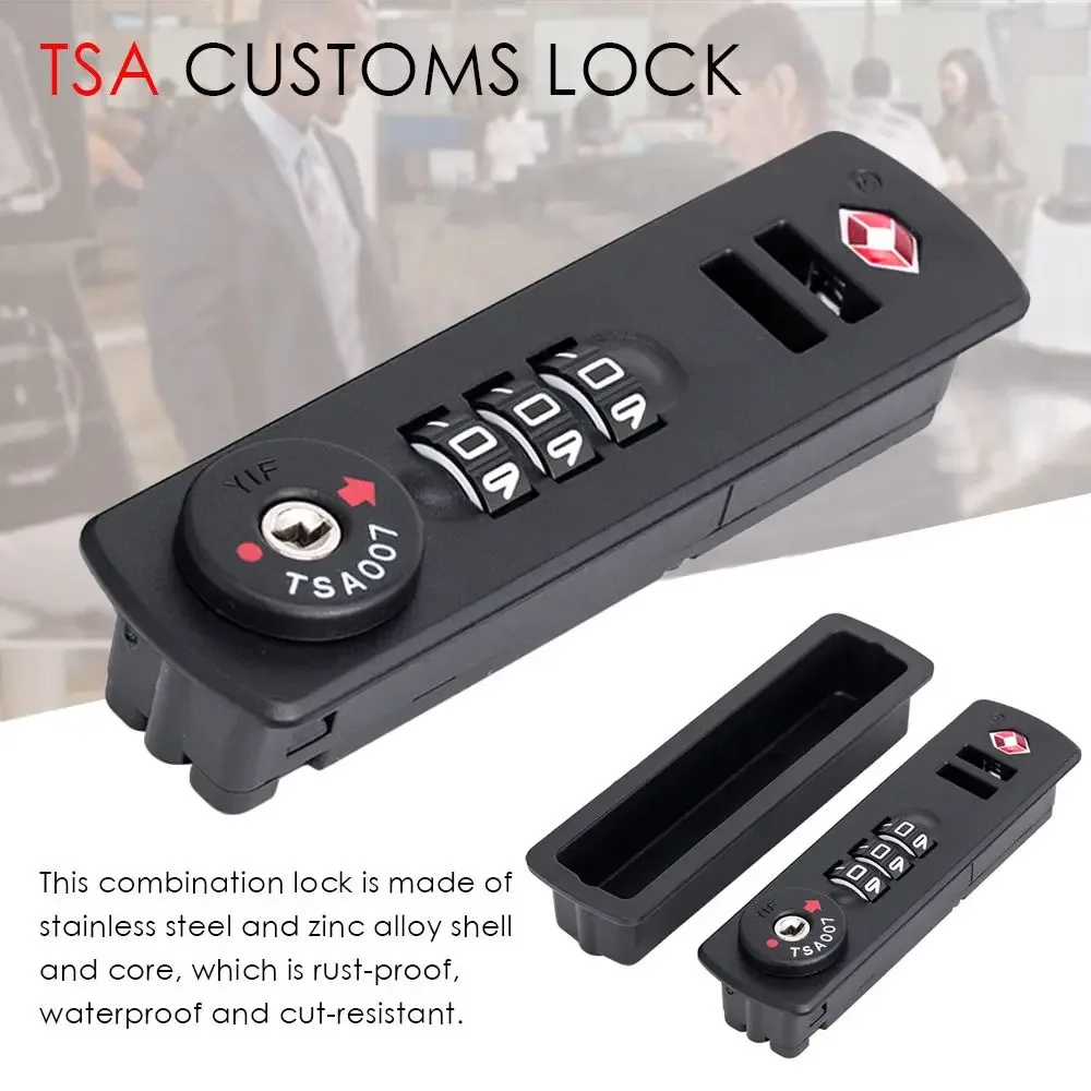 Cadenas Nylon Combinatoire Serrure TSA Sécurité Voyage Bagages Valises Coffrets Outils Grands Formats Usage Routier International