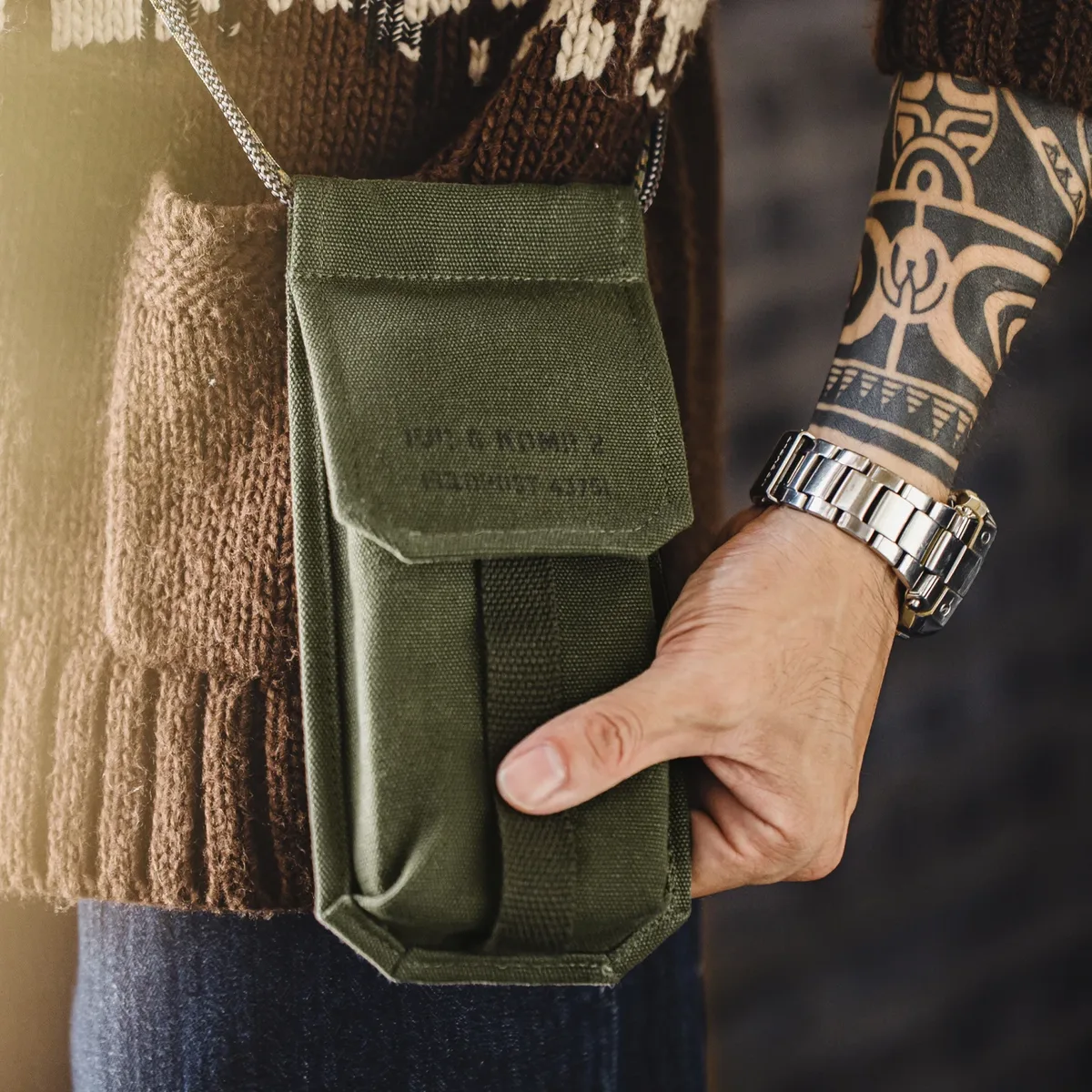 maden hommes vintage m16 militaire vert mini sac femme sac à bandoulière sacs à bandoulière sac de téléphone décontracté porte-monnaie détachable