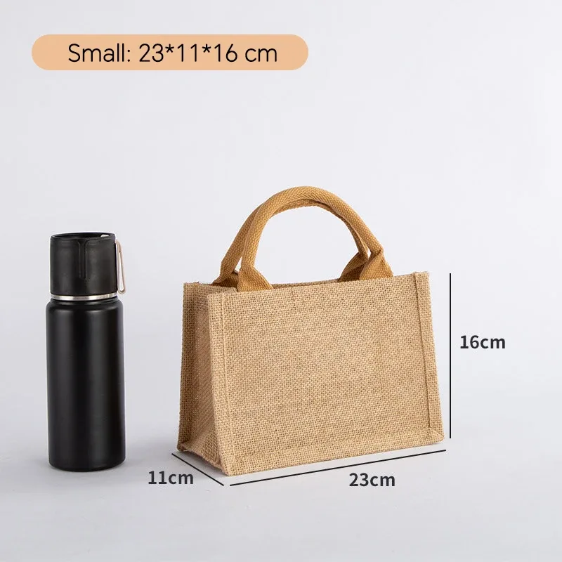 lot de 100 sacs fourre-tout en toile de jute personnalisés, sacs d'épicerie, sacs de plage, sacs cadeaux de mariage et d'anniversaire, sacs laminés avec logo, vente en gros