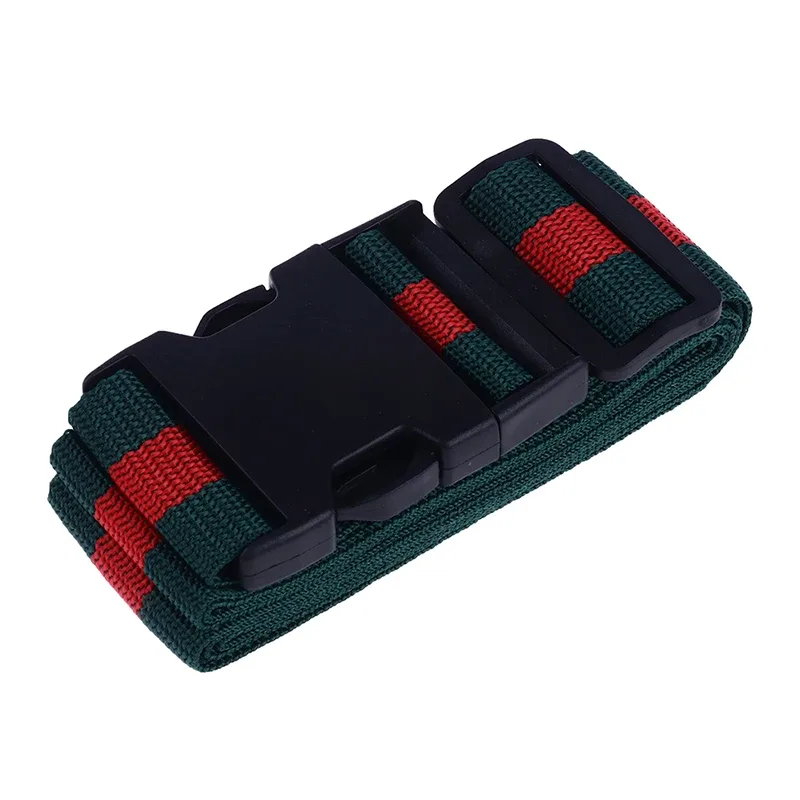 sangle d'emballage en nylon durable pour bagages de voyage, serrure sécurisée pour valise, ceinture, 2m, 1pc