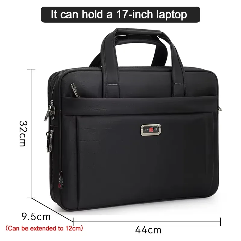 large capacity briefcase bags men business bag 17 15.6 14 inch laptop bag shoulder bags canvas handbags messenger work tote bags