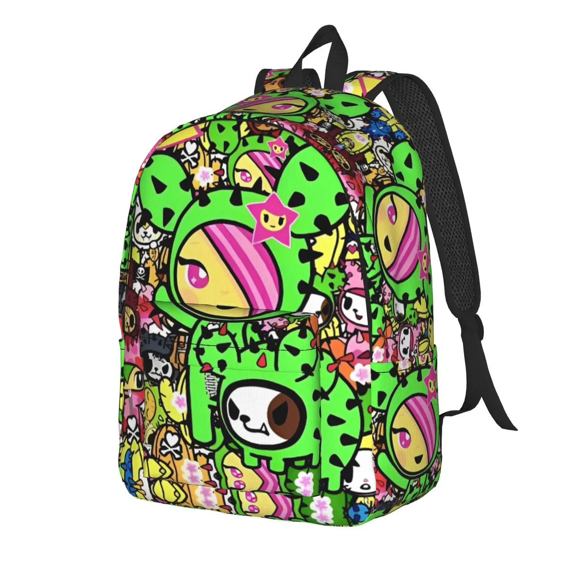 sac à dos tokidoki kawaii donutella sandy unicorno pour adolescents, grands sacs à dos en polyester, sacs d'école élégants, sac à dos de camping