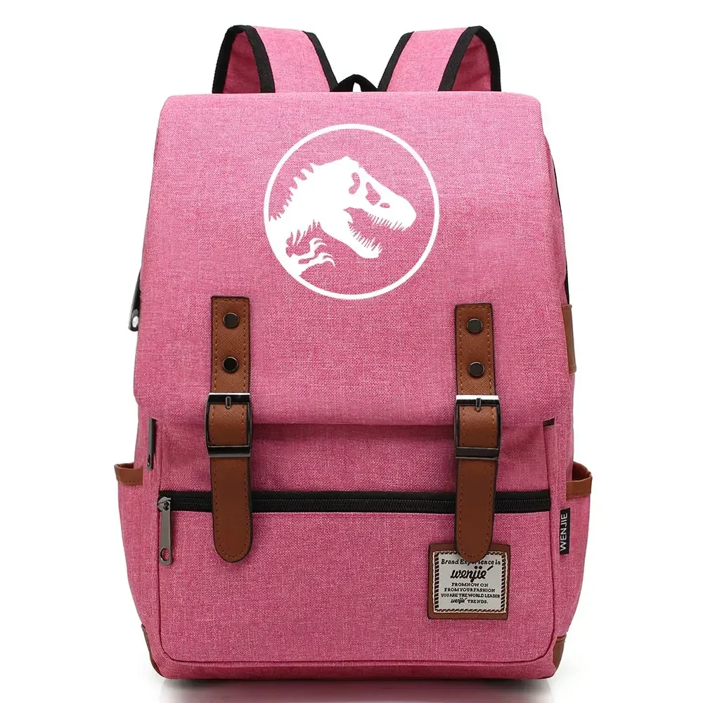 b3303 sac à dos tendance dinosaure jurassic park world avec boucle pour enfants, adolescents, étudiants, femmes et hommes