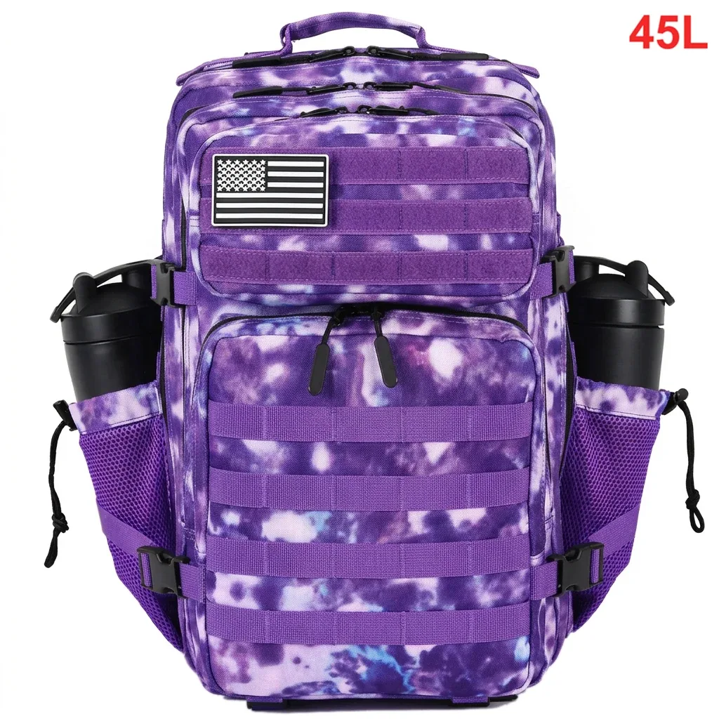 sac dos oxford université camouflage kaki noir bandes velcro ceinture coussin air imperméable usage voyage randonnée camping